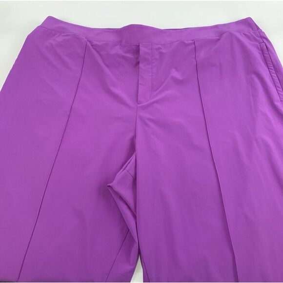 Athleta Brooklyn Heights Vienna Slim Pant Purple Pull On 882642 Womens Plus 26 - Picture 6 of 15